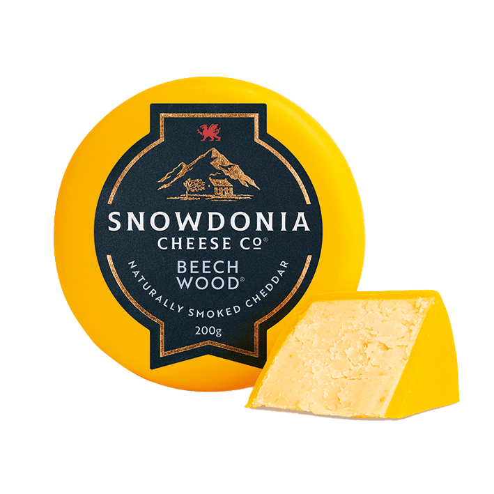 Snowdonia Ser Cheddar Beechwood  (Wędzony drewnem bukowym) - ser rzemieślniczy z 🇬🇧Wielka Brytania